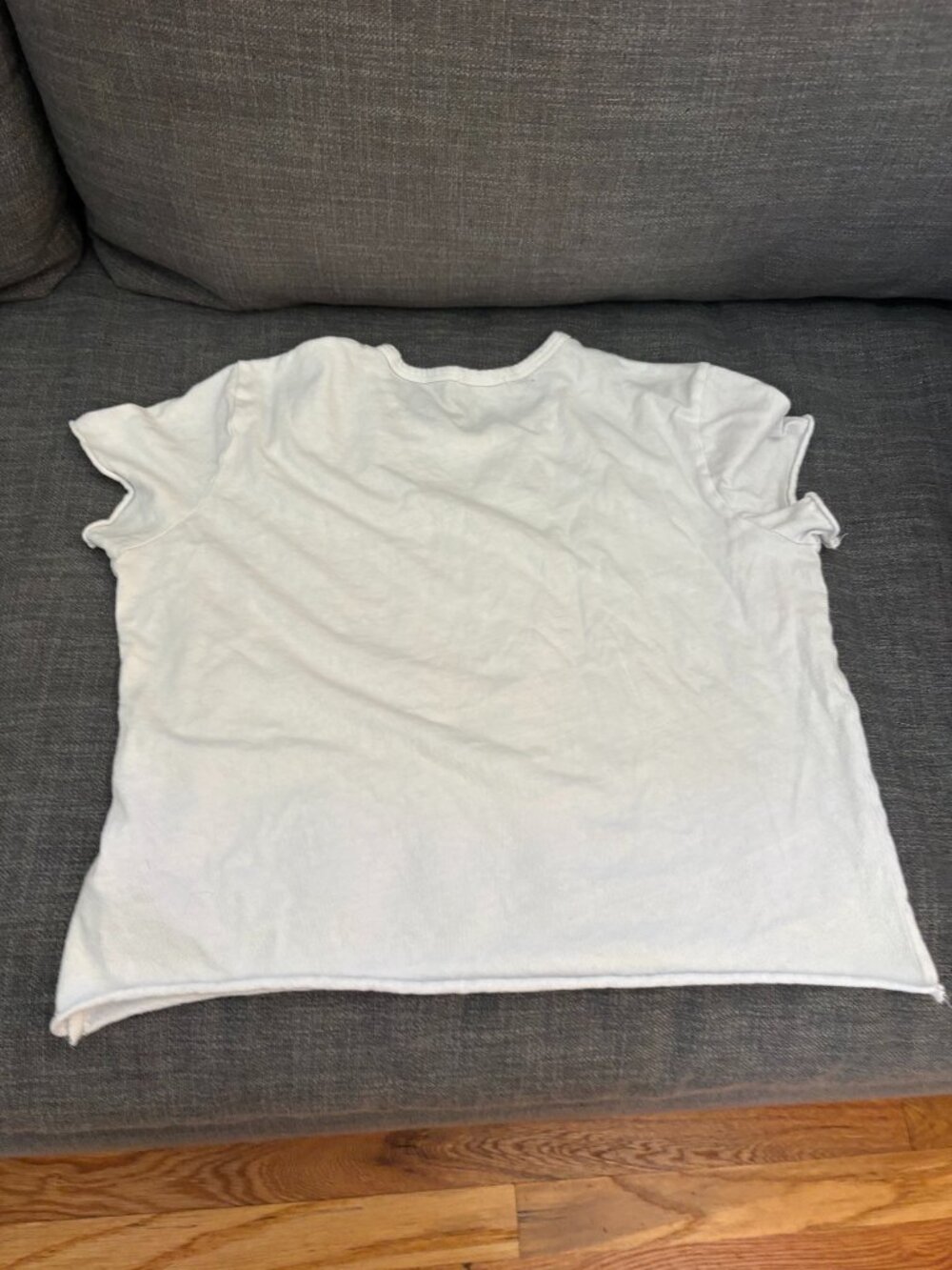 James Perse White 100% Cotton Baby Tee Size 3 Small